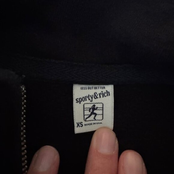 Sporty & Rich Mock Neck Sweatshirt XS - Picture 4 of 5